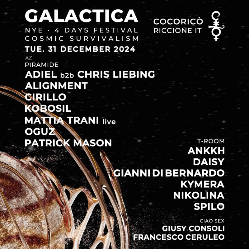 GALACTICA NYE - 4 DAYS FESTIVAL COSMIC